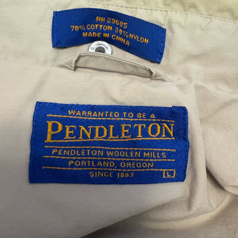 Pendleton Men's Beige Lightweight Packable Jacket… - image 7